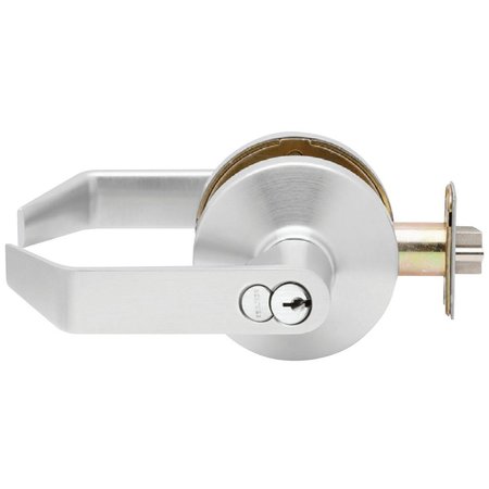 FALCON Grade 2 Cylindrical Lock, Entry Function, SFIC Prep With Construction Core, Dane Lever, Standard Ros B501HD D 626